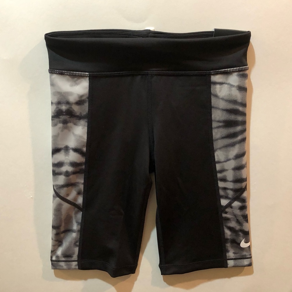 Nike Girls Training Tights, Black & Grey, Various Sizes